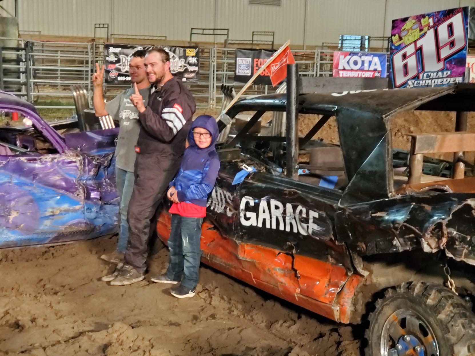 Schroeder wins Demolition Derby